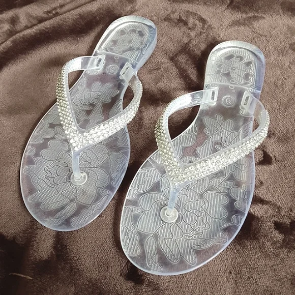 |3/$30| Rhinestone Sandals - Picture 2 of 4